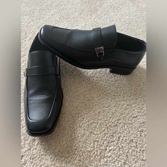 Perry Ellis Portfolio Men's Dress Shoe Color Black Size 11 - Picture 2 of 4